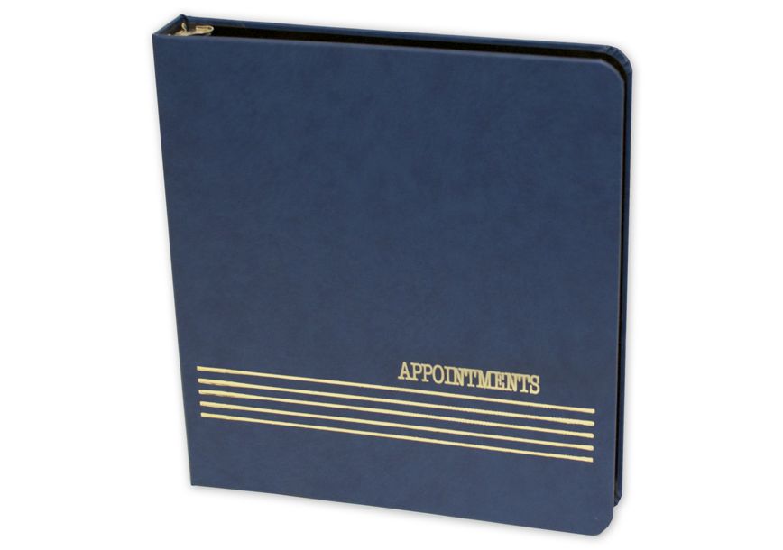 Product image for TimeScan/Dayscan Hardcover 7 Ring Binder 8 1/2 x 11" - Item# M5756