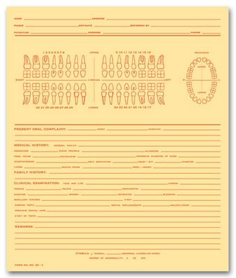 Order Dental Forms: Dental Office Exam Forms Supplies | Deluxe.com