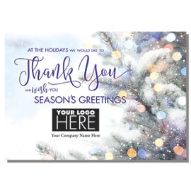 MT08001-Glowing Thanks Holiday Logo CardsMT08001