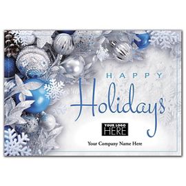 MT09003-Blue Radiance Holiday Logo CardsMT09003