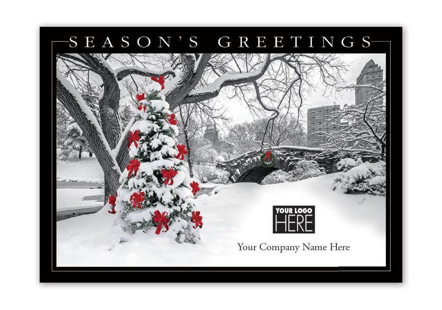Product image for Trimming the City Holiday Logo Cards - Item# MT15016