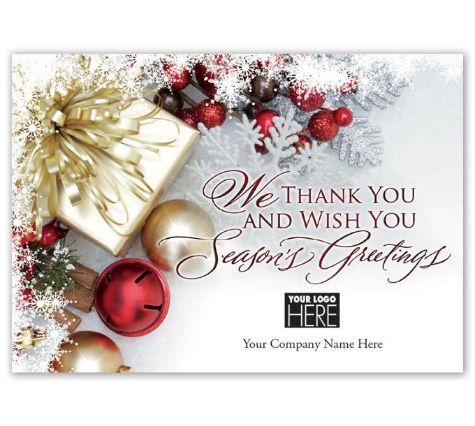 Order Thank You for Business Business Holiday Cards & Christmas Cards ...