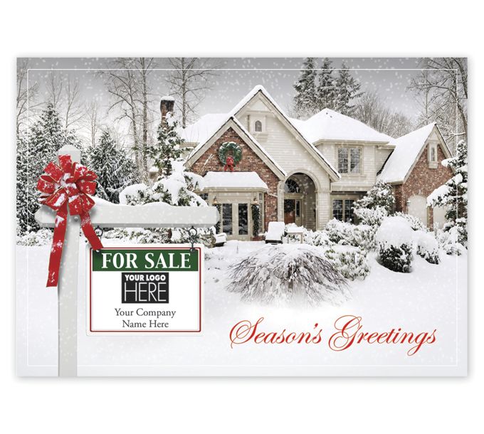 New Joy Real Estate Holiday Logo Cards Deluxe