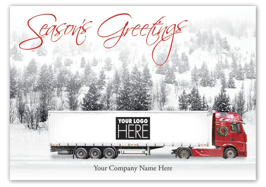 Product image for On the Road Transportation Holiday Logo Cards - Item# MT15033