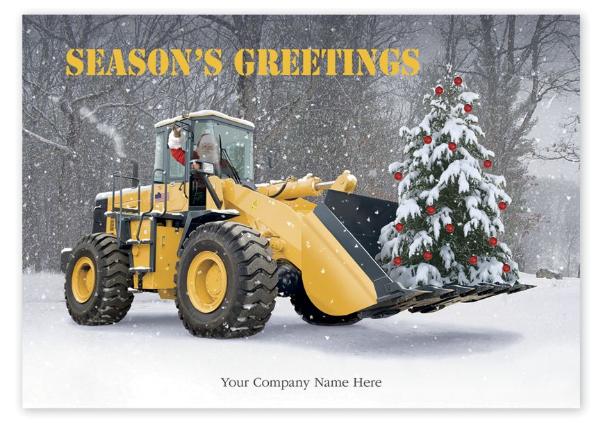 Product image for Handle with Care Contractor & Builder Holiday Logo Cards - Item# MT17009