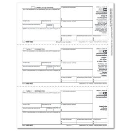 NE5114B-Bulk 1099-NEC Recipient Copy B Payee & ST, Copy C & STNE5114B