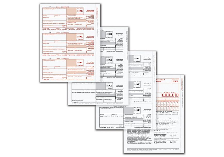 Product image for 1099-NEC Laser Package Set - 3 Part (50 Employees) - Item# NE6102