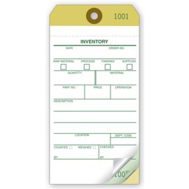 Pre-Formatted Inventory Tags | Numbered Labels In Bulk