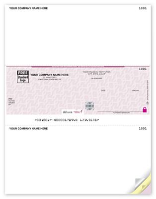 High-Security Laser Middle Check, Susan G. Komen -SKLM102