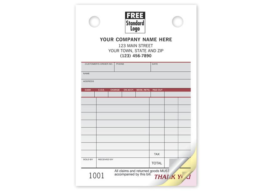 Product image for Register Forms - Small Spectra - Item# SP125