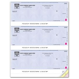 SSLA105-High Security 3/Pg Laser Checks, Work w/QuickBooks & moreSSLA105
