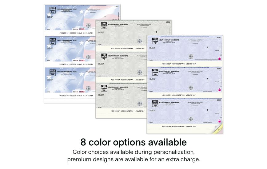 Product image for High Security 3/Pg Laser Checks, Work w/QuickBooks & more - Item# SSLA105_col