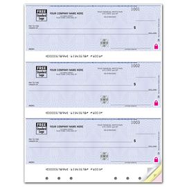 SSLA110-High Security 3/Pg Laser Checks, Lined & Hole-PunchedSSLA110