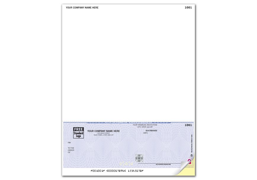 Product image for Deluxe High Security Laser Btm Revenue Ck 7.5 Voucher - Item# SSLB160