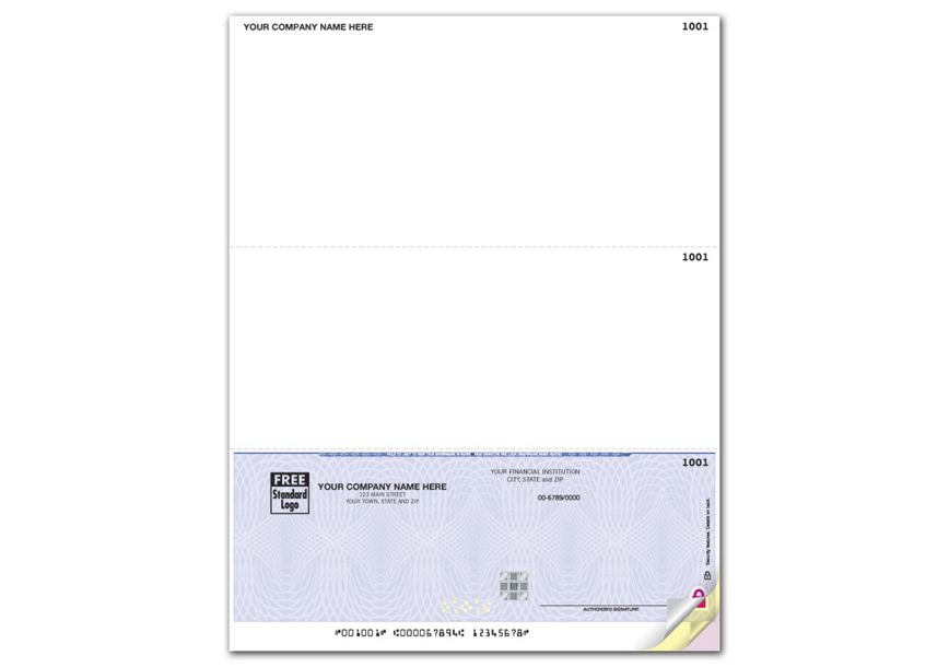 Product image for Deluxe High Security Laser Btm Check - Item# SSLB211