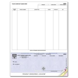 SSLB265-Deluxe High Security Laser Btm A/P Check 7.5 VoucherSSLB265
