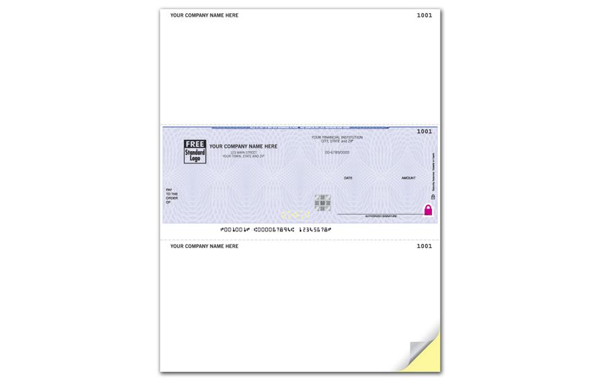 Product image for Laser High Security Mid Checks Work w/ ACCPAC, BPI & more - Item# SSLM101