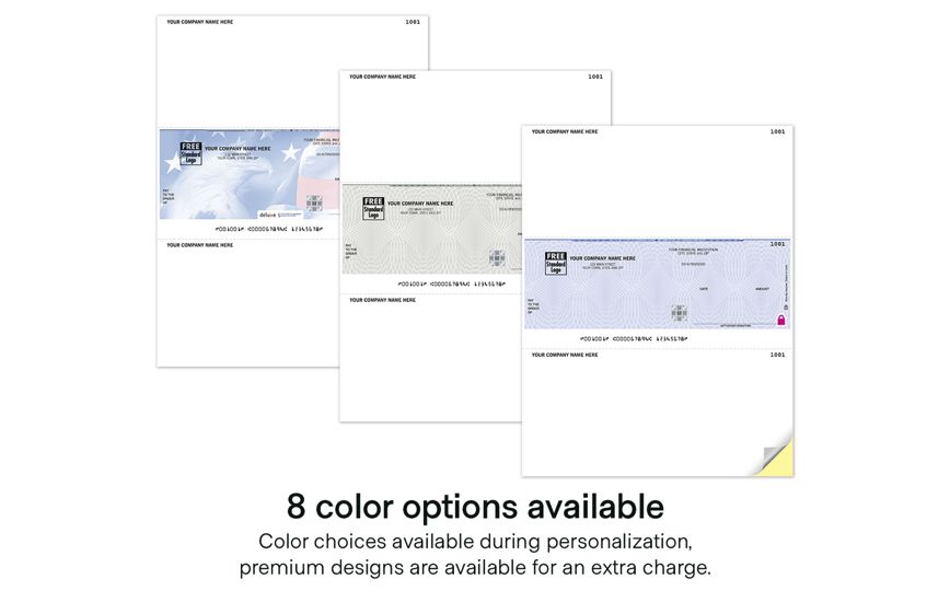 Product image for Laser High Security Mid Checks Work w/ ACCPAC, BPI & more - Item# SSLM101_col