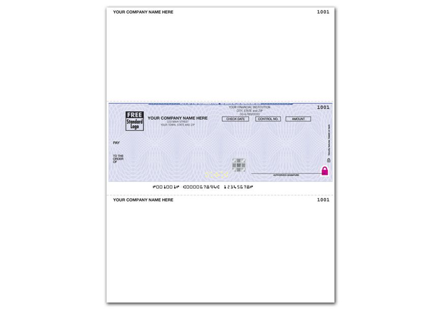 Product image for Laser High Security Mid Checks, Help Prevent Check Fraud - Item# SSLM106