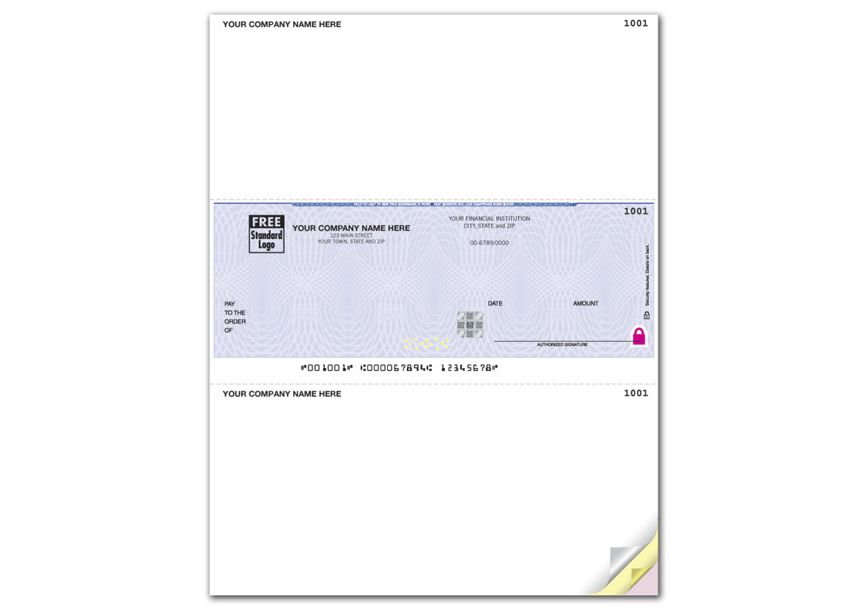 Product image for Laser High Security Mid Checks, Financial 2.0 Compatible - Item# SSLM111