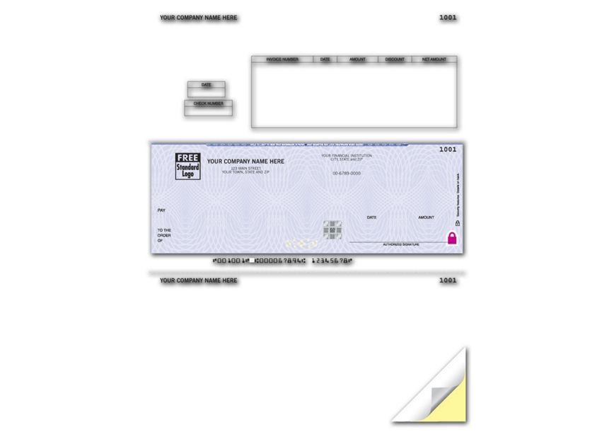 Product image for Laser High Security Mid Checks, Compatible with Basic & more - Item# SSLM201