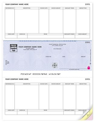 High Security Laser Middle Accounts Payable Check - SSLM226 | Deluxe