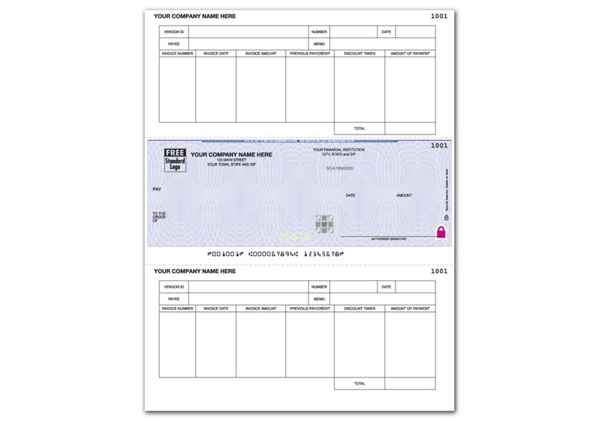 Product image for Laser High Security Mid Checks, One Write Plus Compatible - Item# SSLM261