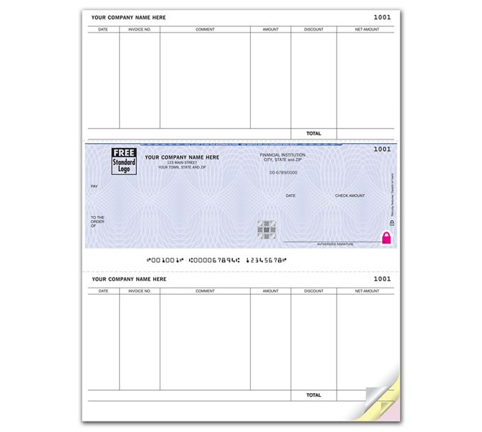 High Security Laser Middle Accounts Payable Check - SSLM265 \ Deluxe ...