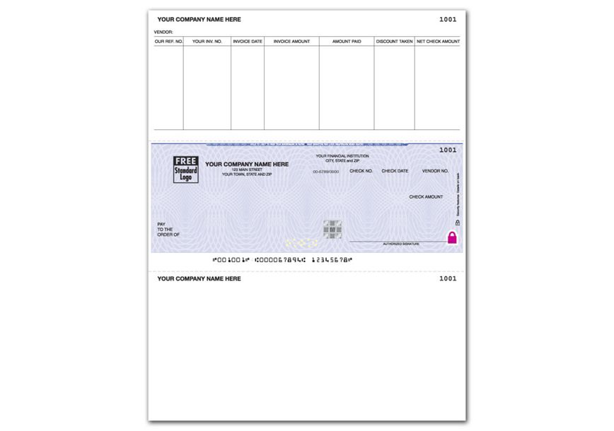 Product image for Laser High Security Mid Checks INSIGHT Compatible & more  - Item# SSLM279