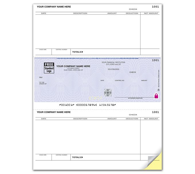 High Security Mid Laser Checks - Flexware Compatible & More - SSLM281