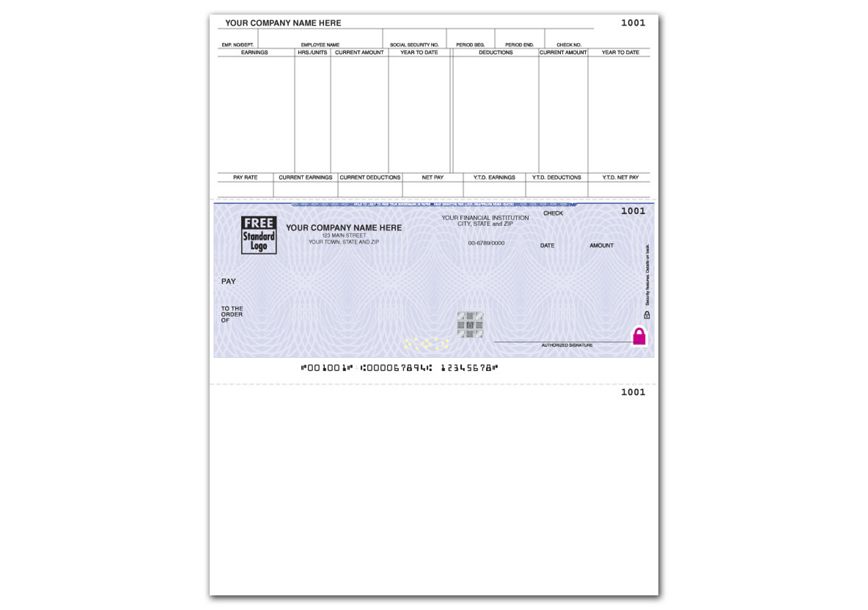 Product image for Laser High Security Mid Checks Work w/ Solomon & more - Item# SSLM305