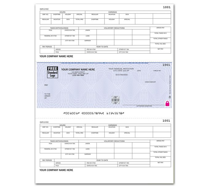 Deluxe High Security Laser Mid Check - Sslm306 \ Deluxe 