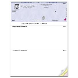 SSLT106-High Security Laser Top Check, Unlined, Multi PurposeSSLT106