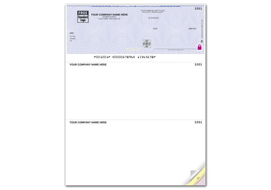 Product image for High Security Laser Top Check, Compatible with ACCPAC - Item# SSLT107