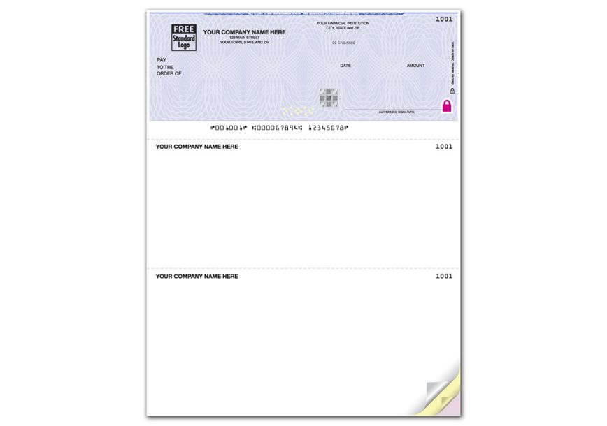 Product image for High Security Laser Top Check, MYOB & Datasmith Compatible - Item# SSLT109
