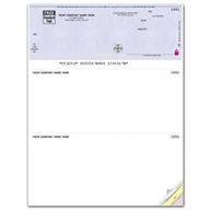 High Security Laser Top Check, Ledger Payroll Compatible