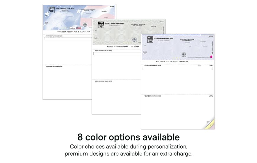 Product image for High Security Laser Top Check, Compatible with Sage 50 - Item# SSLT115_col