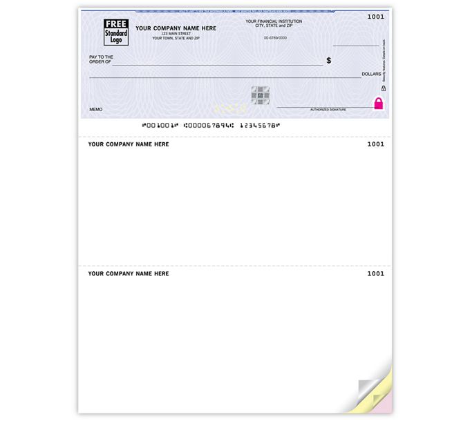 High Security Lined Laser Check - SSLT124 \ Deluxe | Deluxe.com