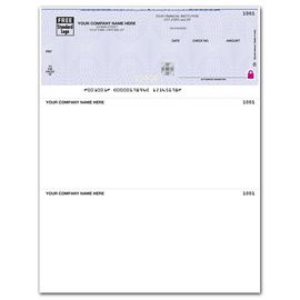 SSLT130-High Security Laser Top Check, Shipper Advantage CompatibleSSLT130