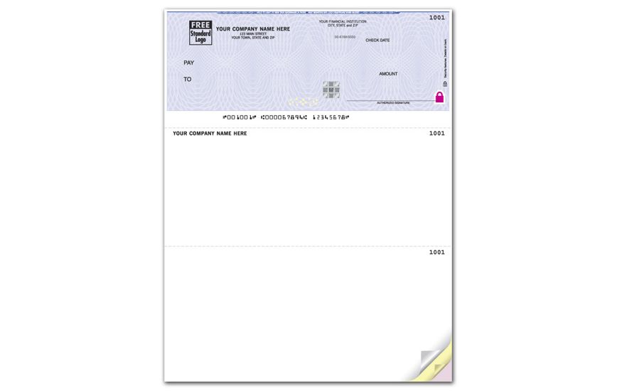 Product image for High Security Laser Top Check, Compatible with Deltek - Item# SSLT141