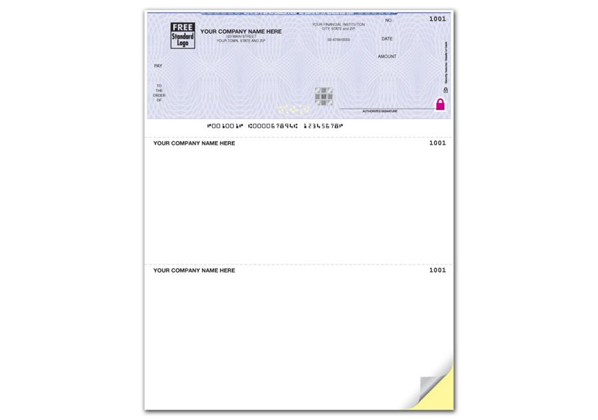 Product image for High Security Laser Top Check, Compatible with Sage ACCPAC - Item# SSLT143
