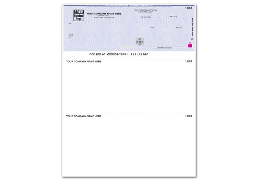 Product image for High Security Laser Top Check, ACCPAC Simply Accounting - Item# SSLT152