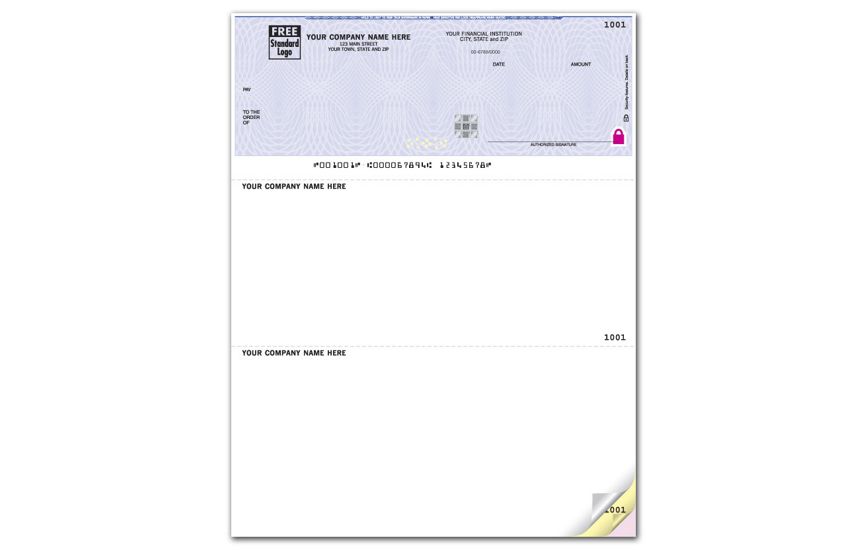 Product image for High Security Laser Top Check, Compatible with MAS 90 & more - Item# SSLT153