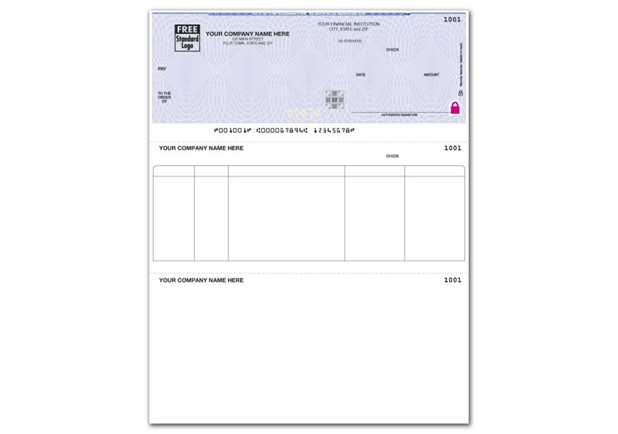 Product image for High Security Laser Top Check, NewViews Compatible - Item# SSLT202