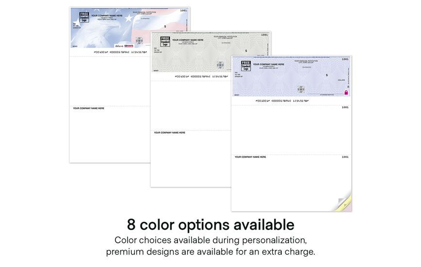 Product image for High Security Laser Top Check, NetLedger Compatible - Item# SSNL200_col