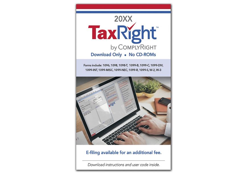 Product image for Tax Form Software - Item# TF1101