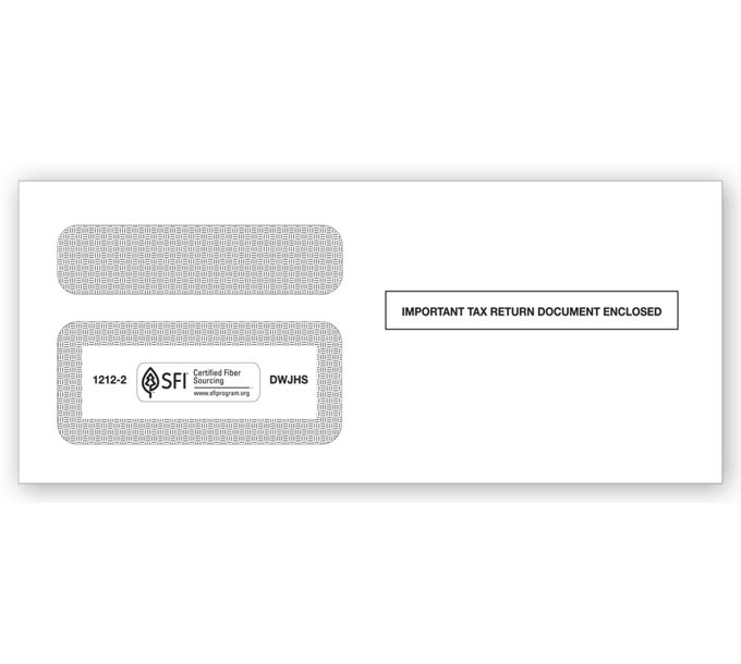 1099 Double-Window Envelope, Self-Seal | Deluxe.com