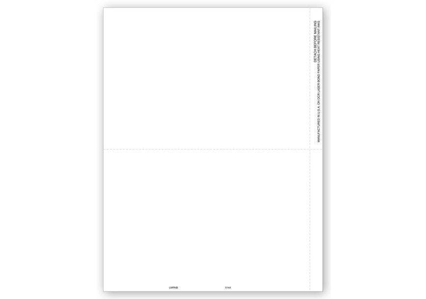 Product image for 2-Up Blank Laser 1099 - Item# TF5144