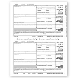 TF5230-Dateless- W-2G Federal IRS Copy ATF5230
