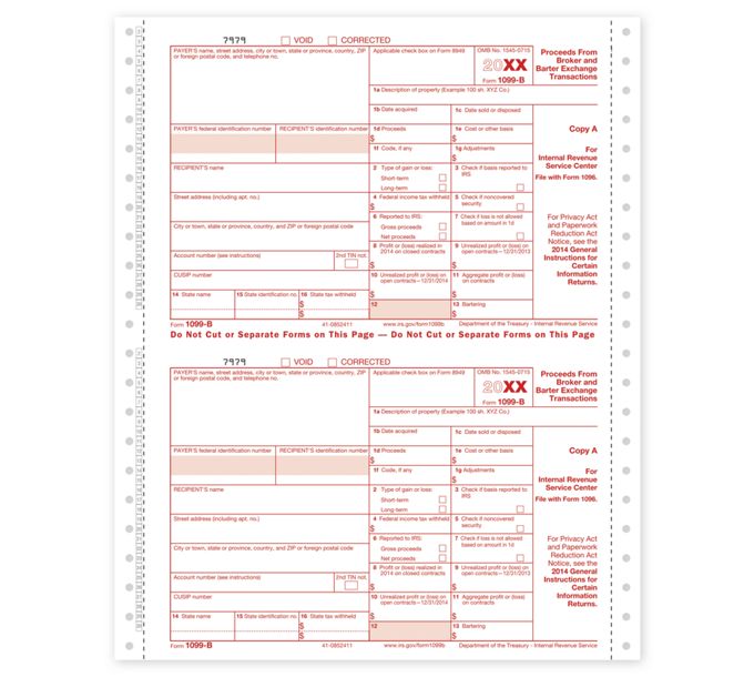 1 Up 1099 Tax Forms Deluxe Com